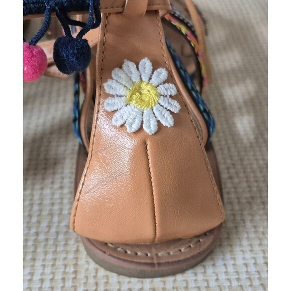 Indigo Rd. Colorful Gladiator Strappy Flat Sandal Size 9.5 Festival Summer Boho - Picture 11 of 14